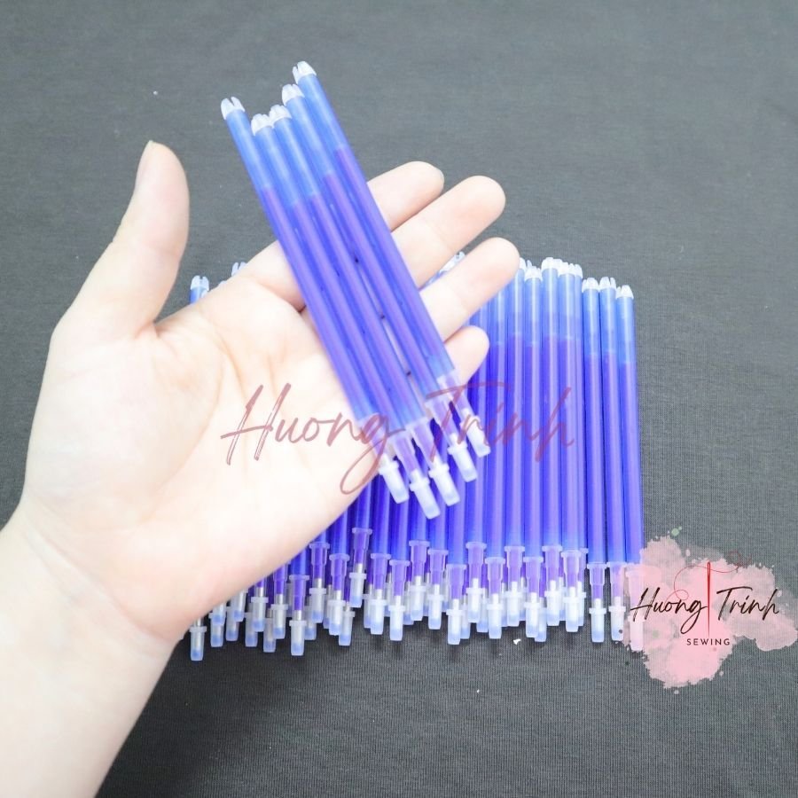 10 Bút vẽ trên vải bay màu khi ủi màu xanh, đỏ, trắng