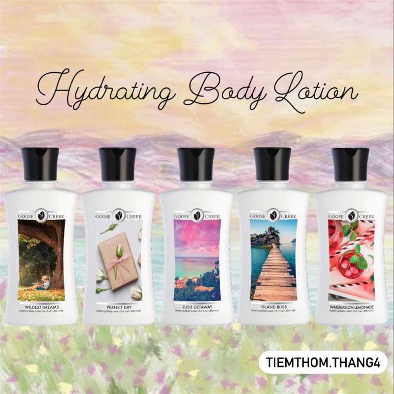 •𝐁𝐨𝐝𝐲 𝐥𝐨𝐭𝐢𝐨𝐧 - 𝐒𝐮̛̃𝐚 𝐝𝐮̛𝐨̛̃𝐧𝐠 𝐭𝐡𝐞̂̉• Goose Creek - Bath, Body & Home