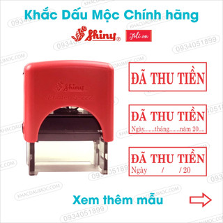 Con dấu đã thu ti ền đã chi ti ền đã thanh toán shiny s222, s223, s224 giá rẻ