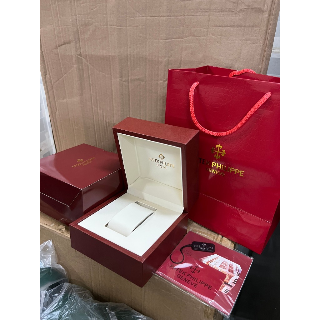 Hộp Gỗ đồng hồ đủ loại versace / cartier / Omg / AP - full box sổ thẻ túi