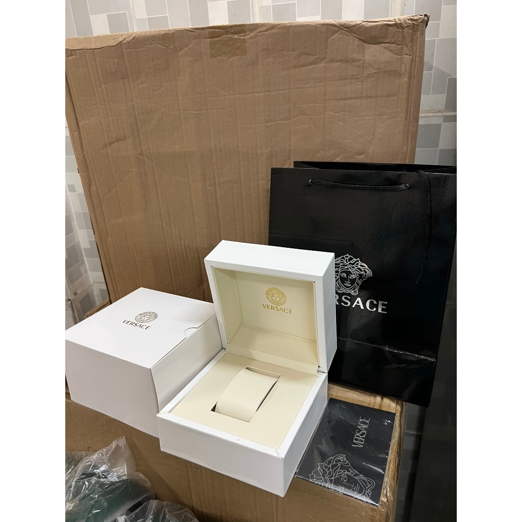 Hộp Gỗ đồng hồ đủ loại versace / cartier / Omg / AP - full box sổ thẻ túi