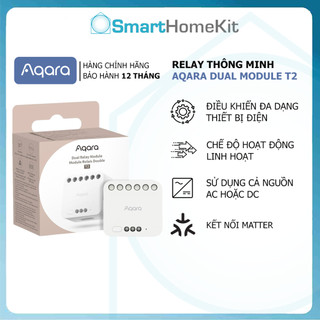 Module thông minh aqara dual relay t2 zigbee dcm-k01