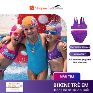 Bikini bé gái Fashy Germany (màu tím - size cho bé từ 2 đến 7 tuổi)