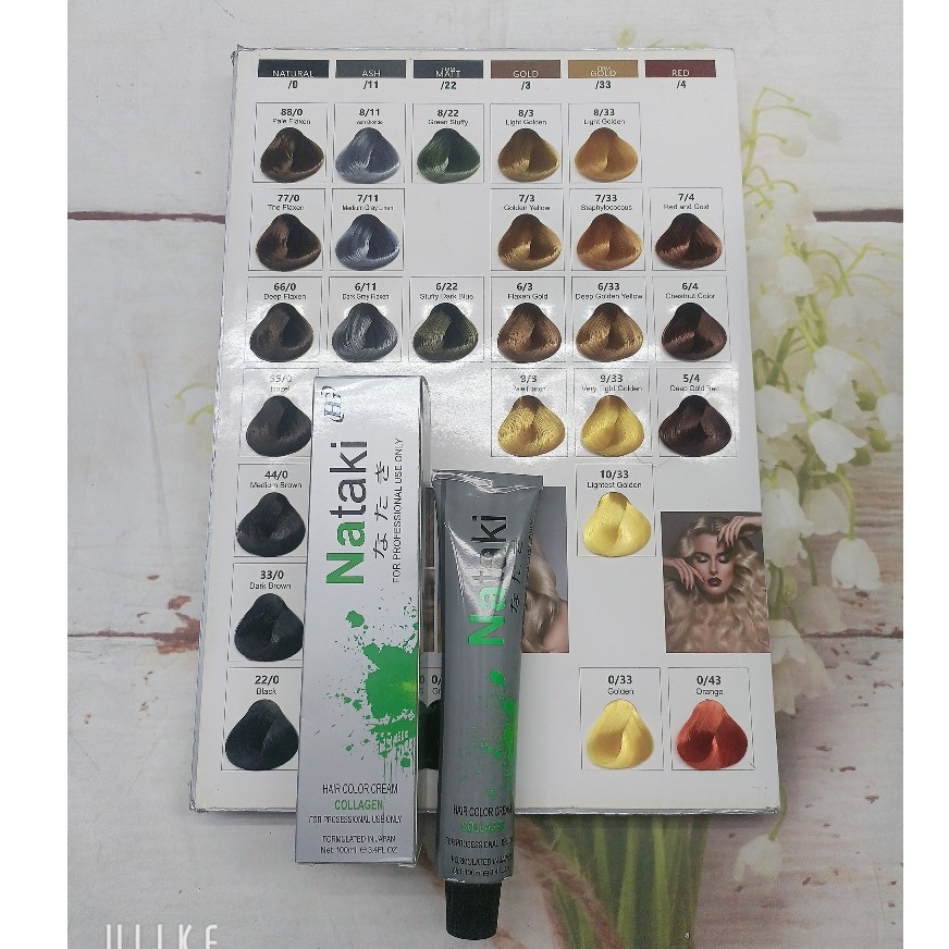 Kem Nhuộm Tóc Collagen Nataki 100gr