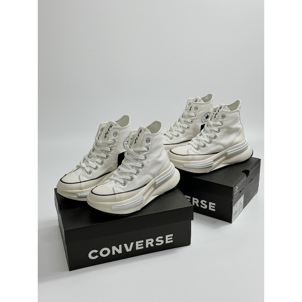 Giày Converse Run Star Legacy black nam nữ, Giày Converse cổ cao đen bản S.Cấp full pk hot trend 2023