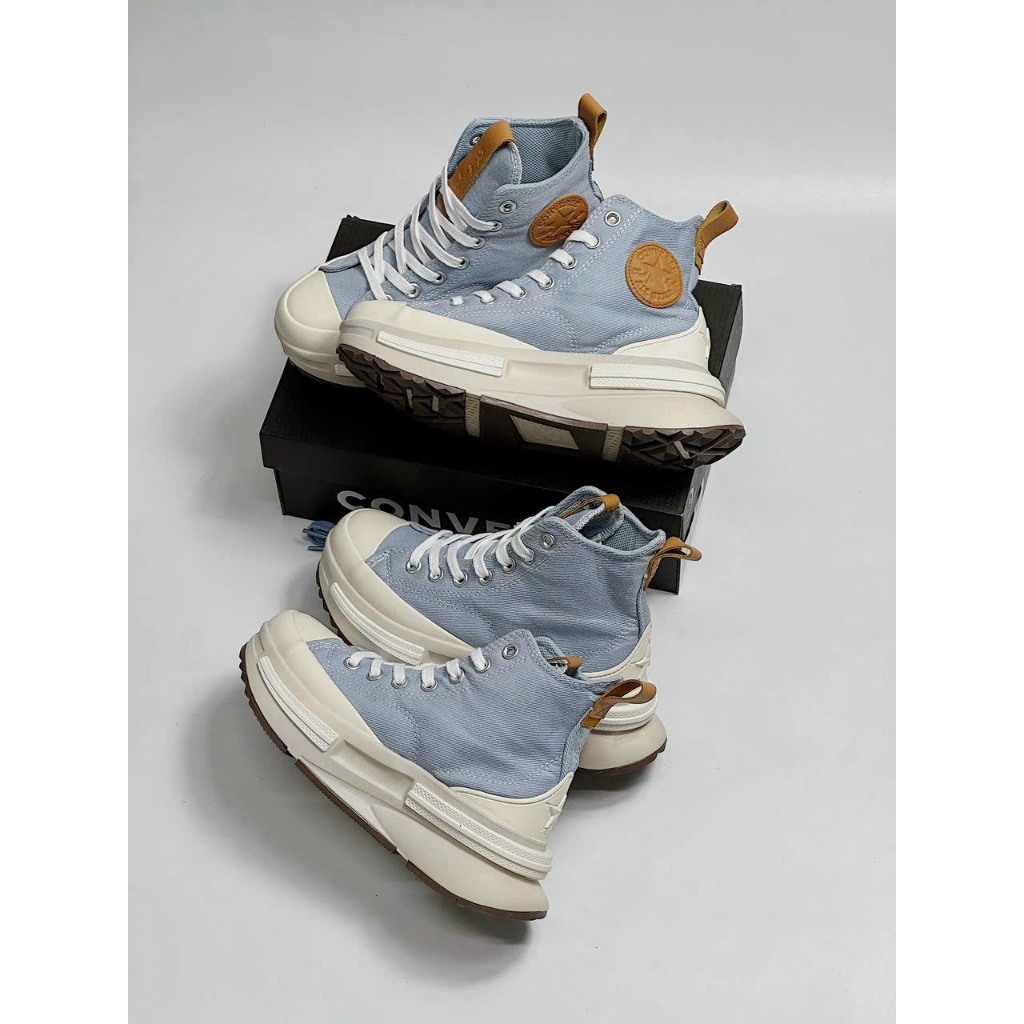 Giày Converse Run Star Legacy black nam nữ, Giày Converse cổ cao đen bản S.Cấp full pk hot trend 2023