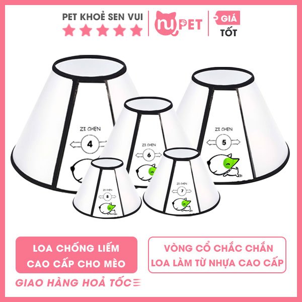 Loa chống liếm cao cấp dành cho chó và mèo