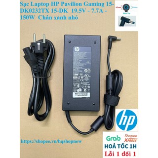 ⚡️ Sạc Laptop HP Pavilion Gaming 15-DK0232TX 15-DK  19.5V - 7.7A - 150W  Chân xanh nhỏ