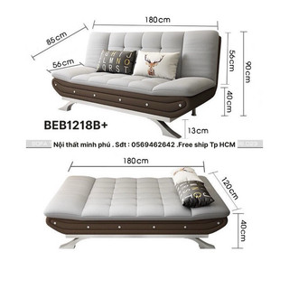 Ghế Sofa Bed Bật Mở Thành Giường 1m8 x 1m2 Được chọn màu . Free ship HN