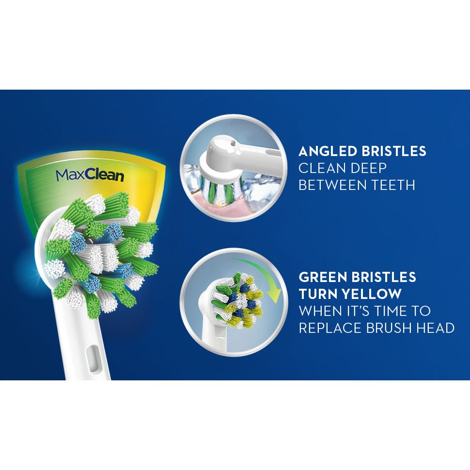 Bộ 5 đầu bàn chải thay thế bàn chải điện oralb brush heads cross action Healthy Care beautimax