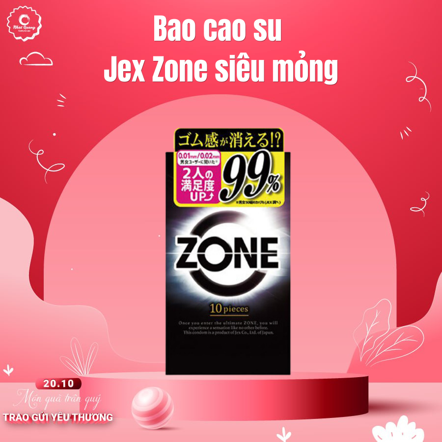 Bao cao su Jex Zone 10 cái/hộp Nhật Bản