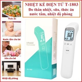 Nhiệt kế hồng ngoại CK -T1803 đo nhiệt độ cơ thể, nhiệt độ phòng