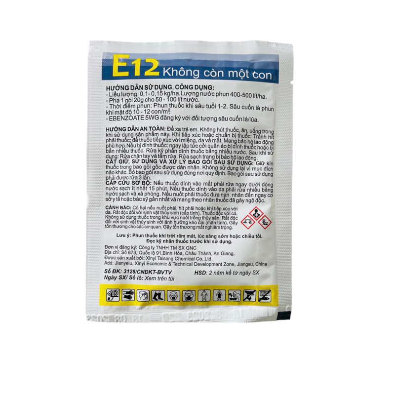 Thuốc trừ sâu sinh học Emamectin Benzoate - Đặc trị sâu tơ, sâu khoang, sâu keo, sâu cuốn lá