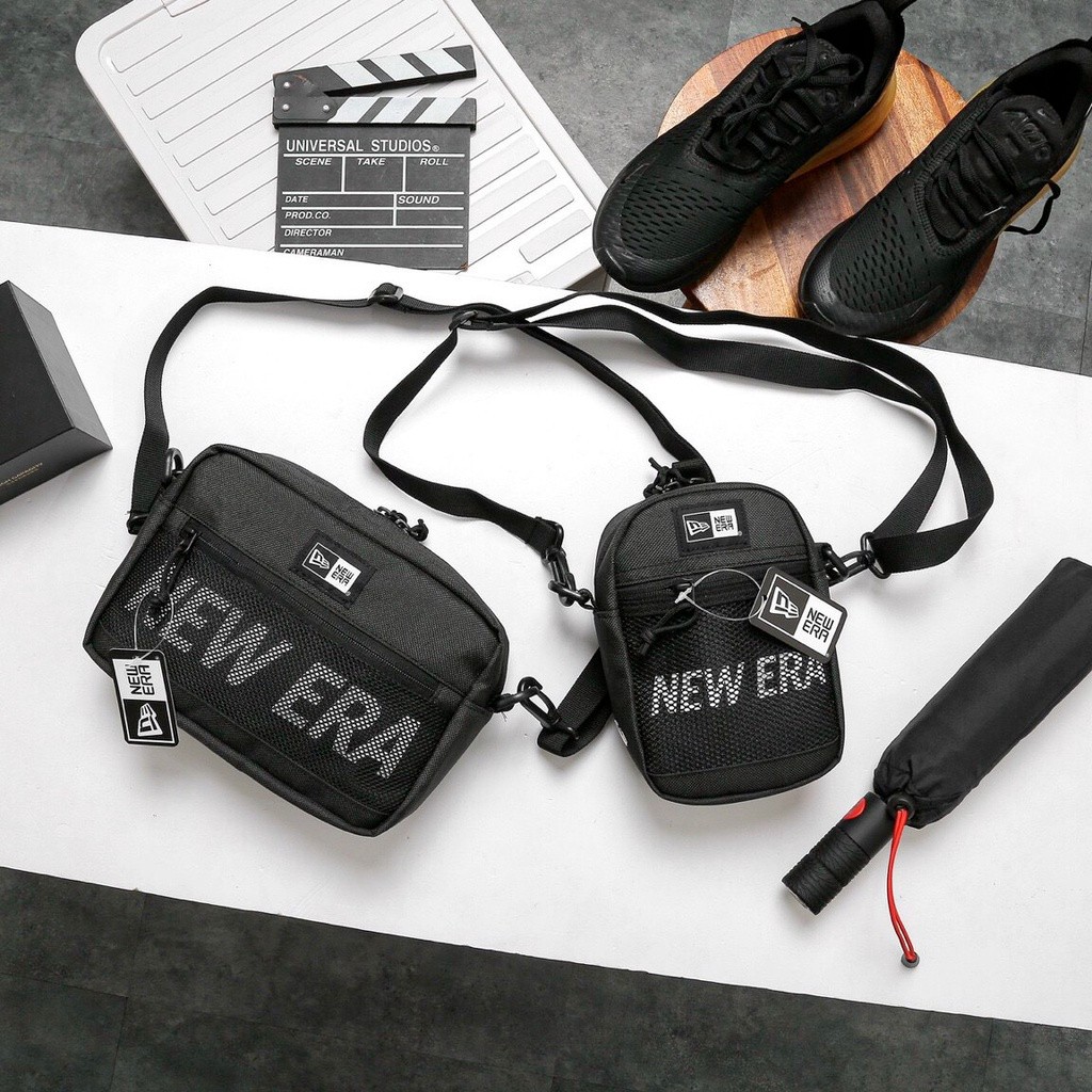 Túi đeo chéo thời trang New Era Shoulder Bag Black xuất sịn cho phụ kiện, điện thoại, ví tiền... cực kỳ gọn gàng #baloha