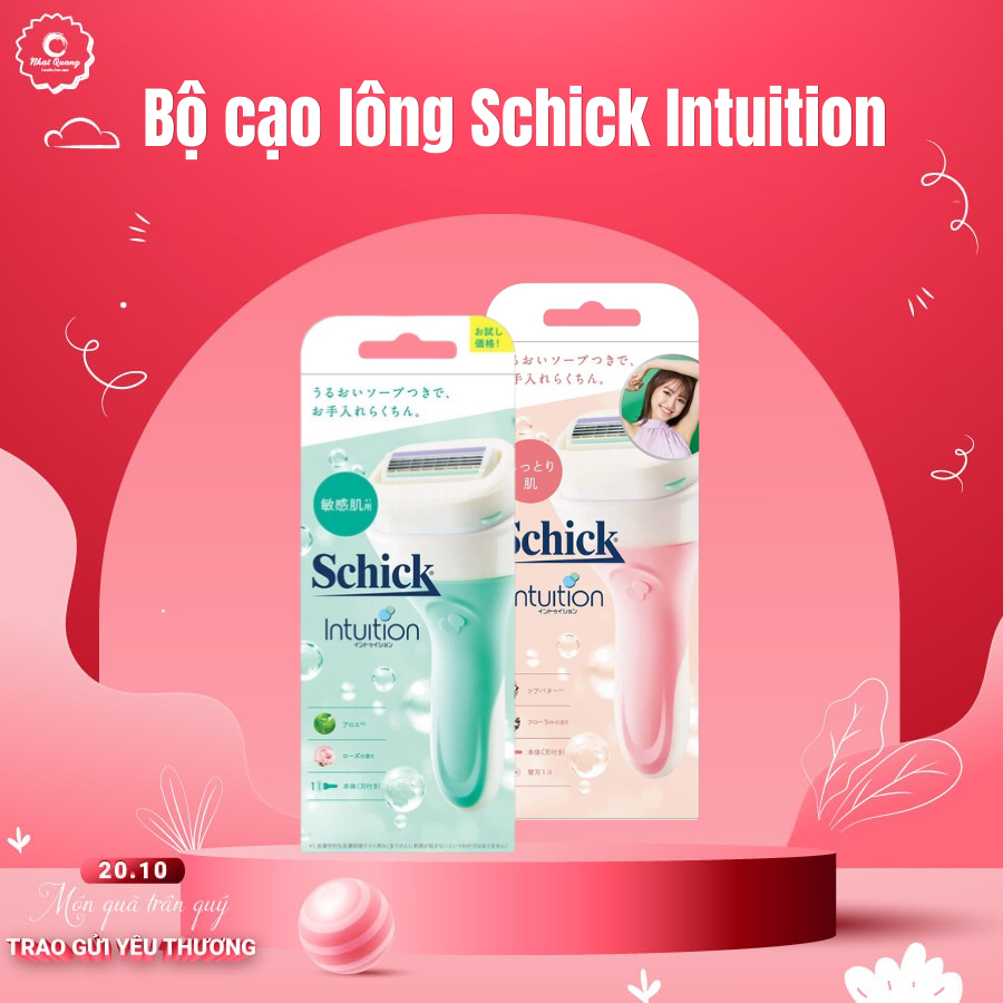 Bộ cạo lông Schick Intuition, nội địa Nhật Bản