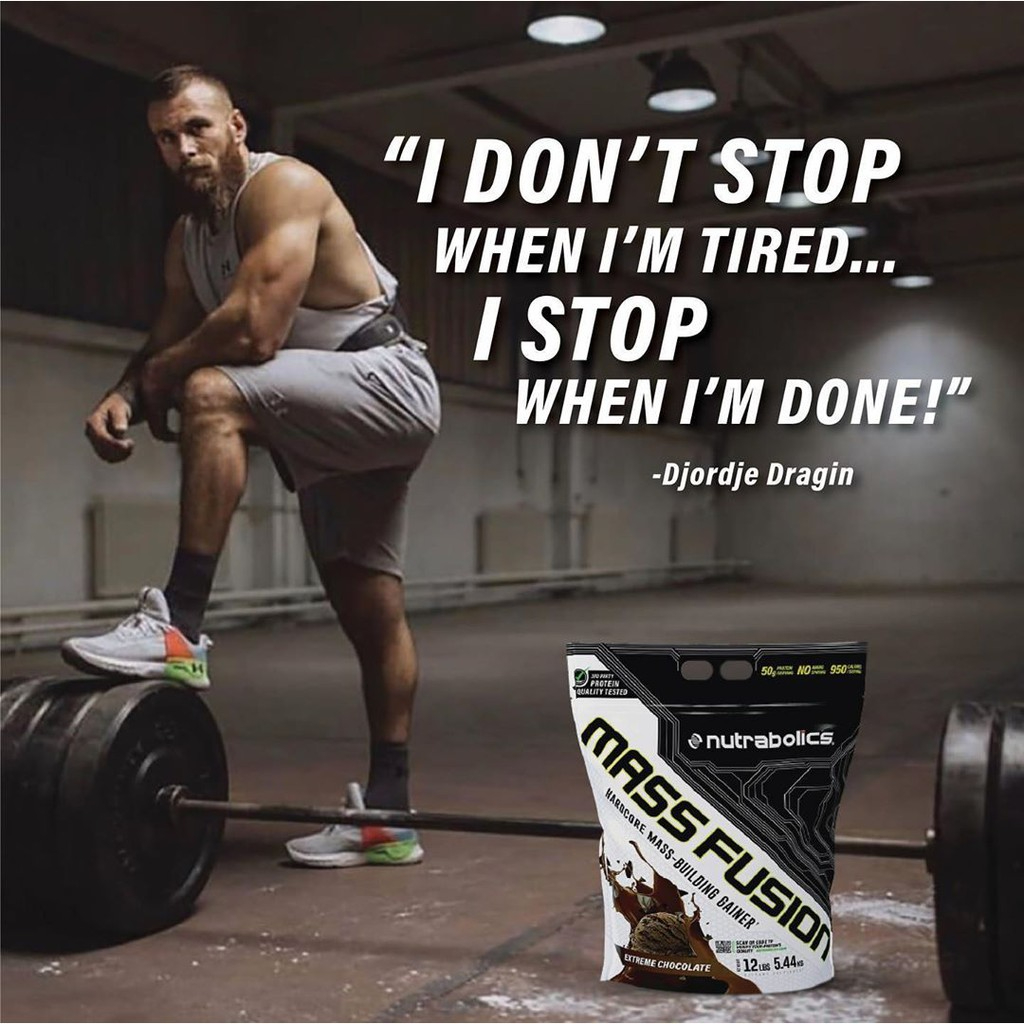 Sữa Tăng Cân Tăng Cơ Nutrabolics Mass Fusion 12lbs - Chính Hãng 100%