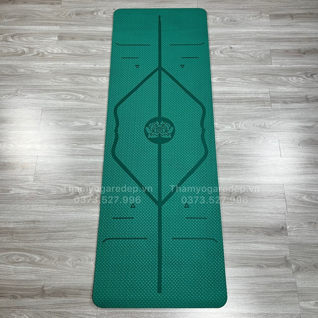 Thảm yoga định tuyến TPE 8mm cao cấp loại 1 và 8mm 2 lớp