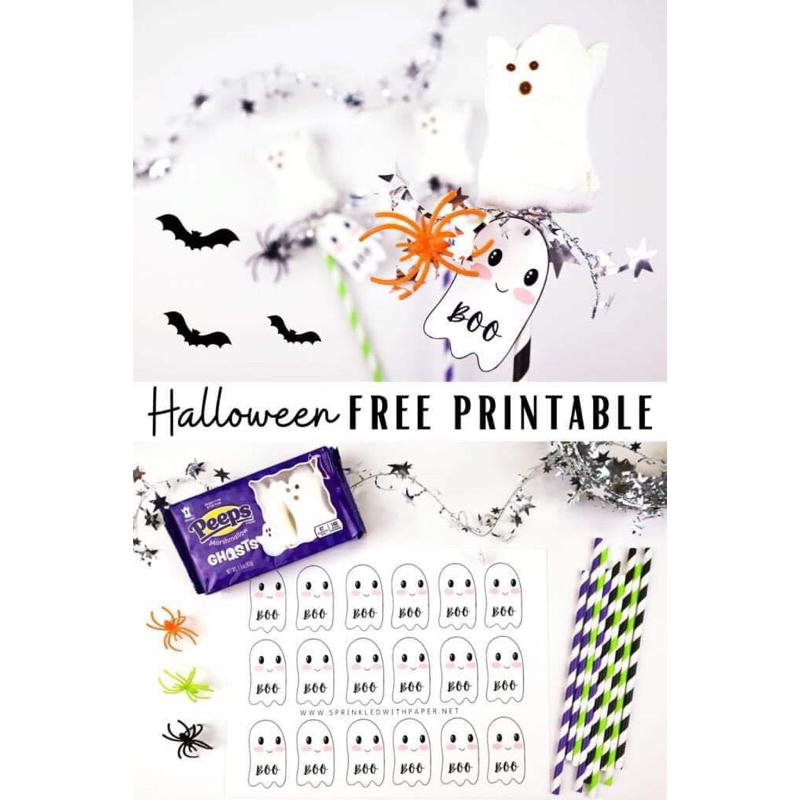 🎃Kẹo Peeps Halloween Marshmallow Pumpkins - 1.5oz/3ct / Kẹo mallow bí ngô , con ma ,hulk ...👻🙀 42gr..