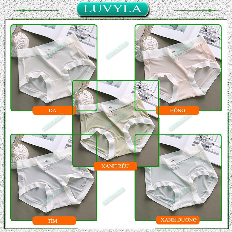Quần lót nữ su đúc thun lạnh kháng khuẩn cao cấp tàng hình LUVYLA QLS10