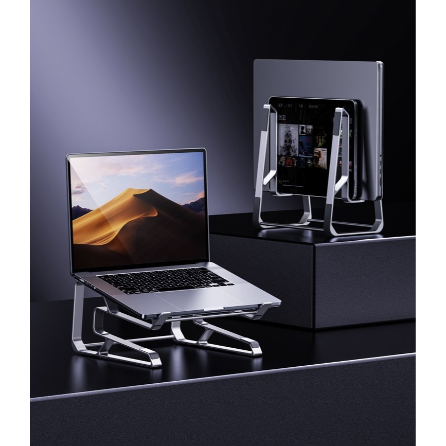 Giá Kê Laptop, Máy Tính Bảng P82 Hợp Kim Nhôm Có Thể Dựng Đứng Kiêm Tản Nhiệt