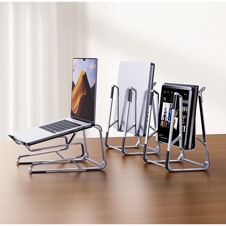 Giá Kê Laptop, Máy Tính Bảng P82 Hợp Kim Nhôm Có Thể Dựng Đứng Kiêm Tản Nhiệt