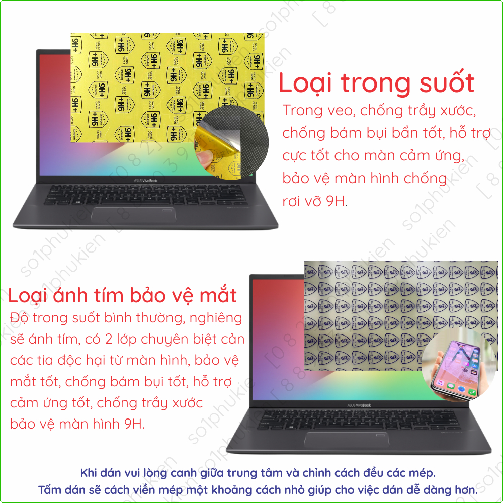 Dán màn hình cường lực Asus VivoBook A412 14''/ VivoBook  M412 14''/ X3400PA/ X3400PH nano dẻo siêu mỏng trong
