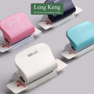 Bấm lỗ giấy sổ còng leng keng văn phòng phẩm cho khổ a5 a6 a7 b5