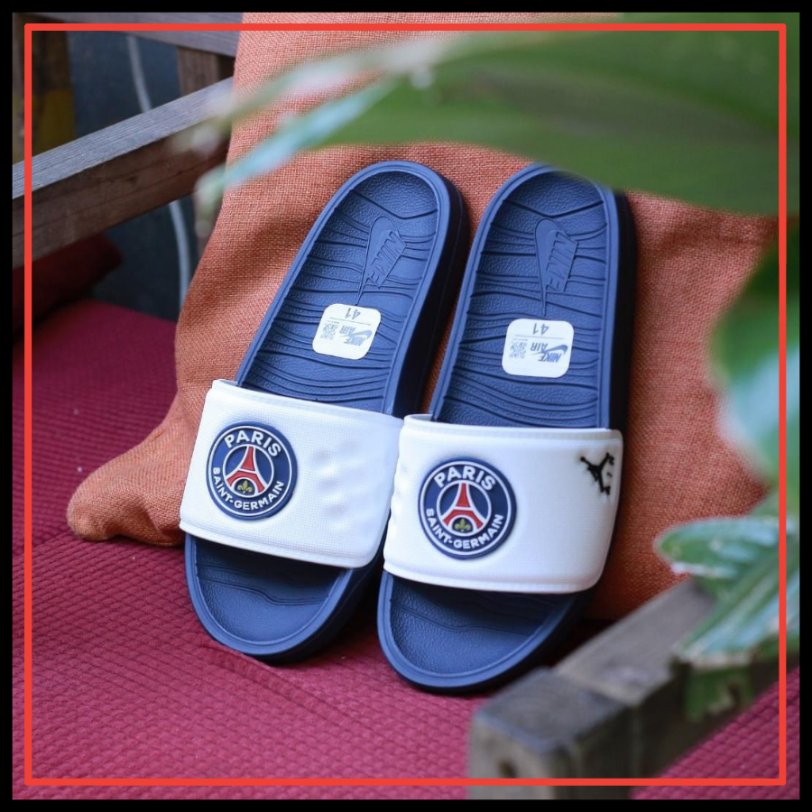 Dép nam Paris Saint cao cấp , dép nam thể thao mẫu mới nhất , thiết kế trẻ trung , đế cao su êm chân khử hôi