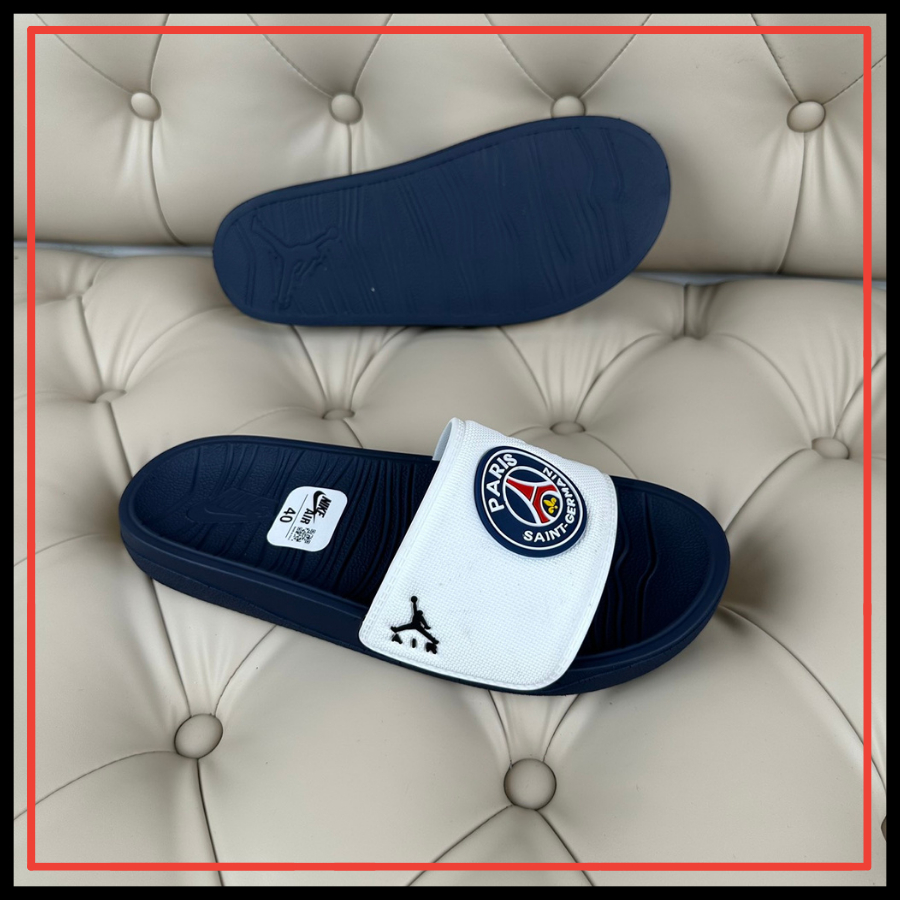 Dép nam Paris Saint cao cấp , dép nam thể thao mẫu mới nhất , thiết kế trẻ trung , đế cao su êm chân khử hôi
