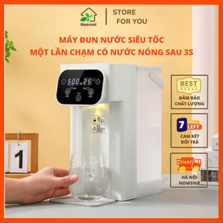 Máy Nước Nóng Mini Màn Hình LED Thông Minh Dung Tích 3L, Bình Đun Nước Nóng Pha Sữa Cho Bé Để Bàn Có Ngay Nước Nóng 3s