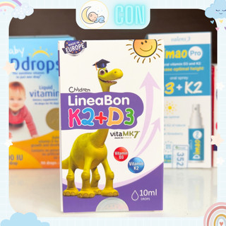 Vitamin k2 + d3 cho bé từ sơ sinh lineabon k2+d3 10ml của úc