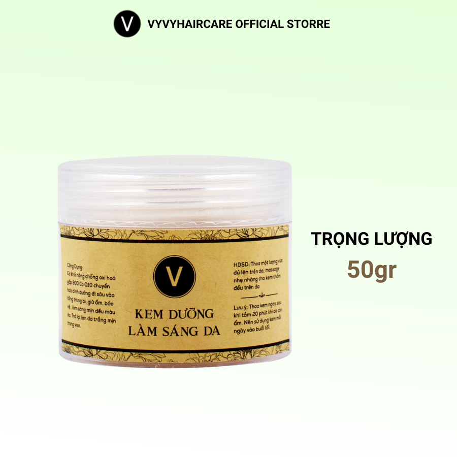 Hàng tặng không bán kem dưỡng thể trắng mịn căng bóng da Vyvyhaircare V 30gr