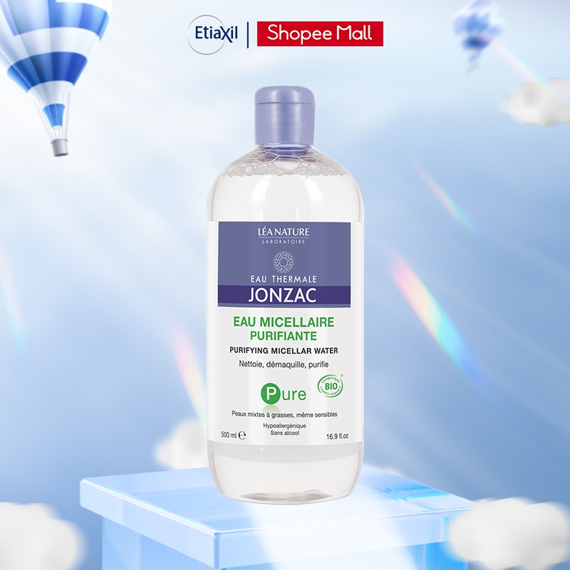 [GIFT]Nước Tẩy Trang Hữu Cơ Cho Da Nhạy Cảm Eau Thermale Jonzac Reactive Soothing Micellar Water 500ml