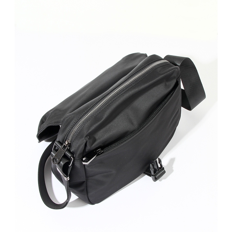 Túi đeo chéo messenger nam nắp cài vải nylon cao cấp chống thấm nước cỡ lớn đựng vừa ipad thời trang 65011