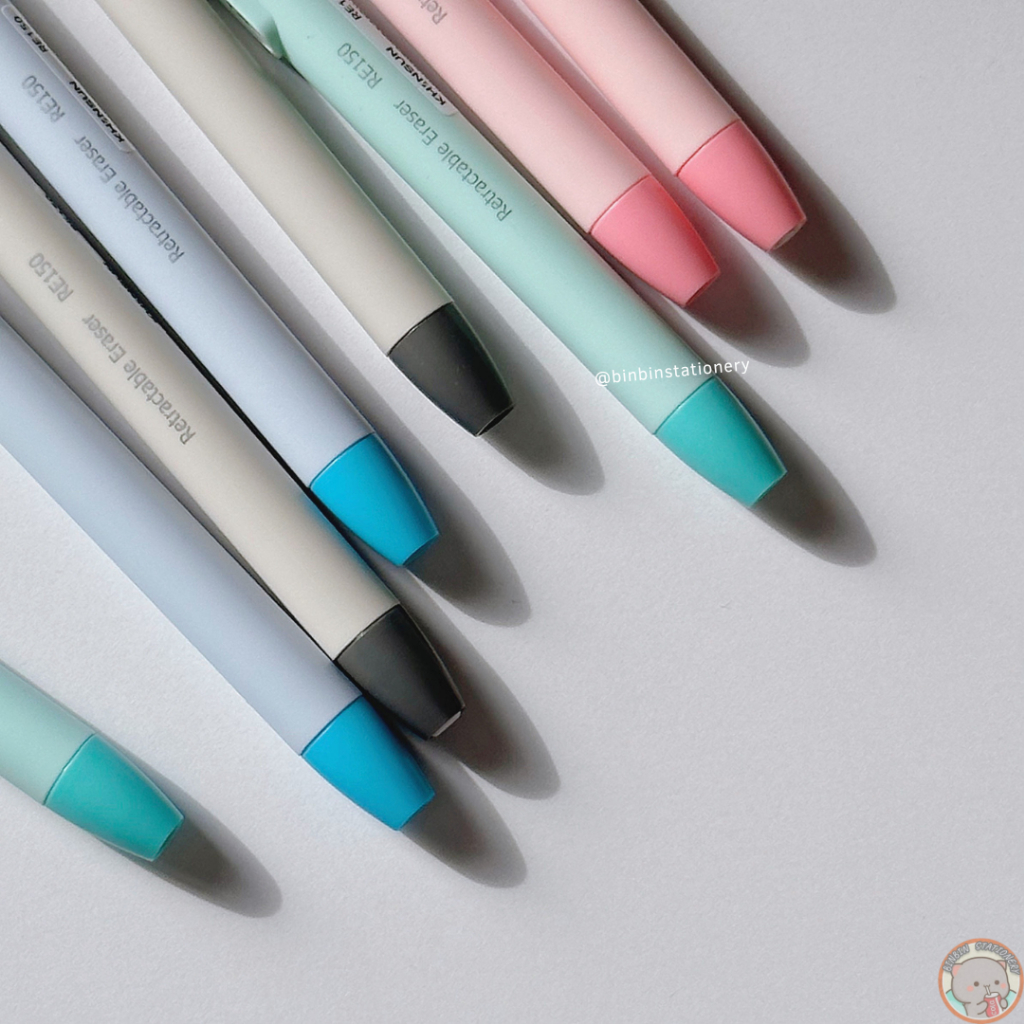 Bút gôm tẩy Khinsun dạng đầu bấm, không bụi có lõi thay, tẩy sạch, dễ dàng mang đi  TKS