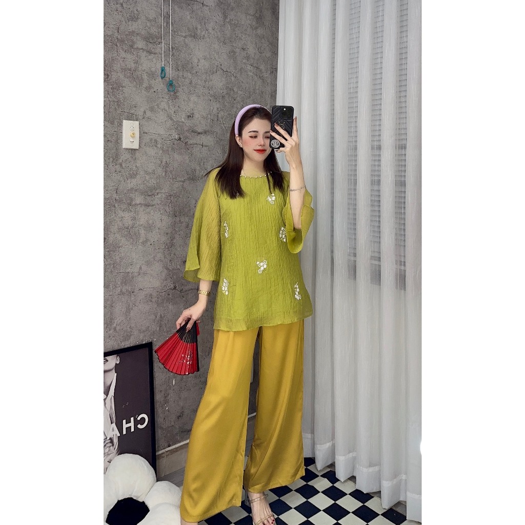 SET LAM TƠ THÊU BIGSIZE - SET ĐI LỄ