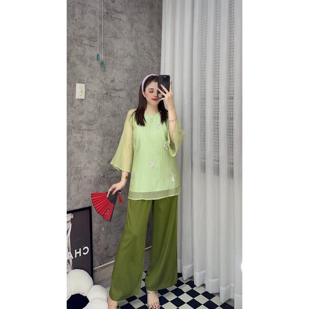 SET LAM TƠ THÊU BIGSIZE - SET ĐI LỄ