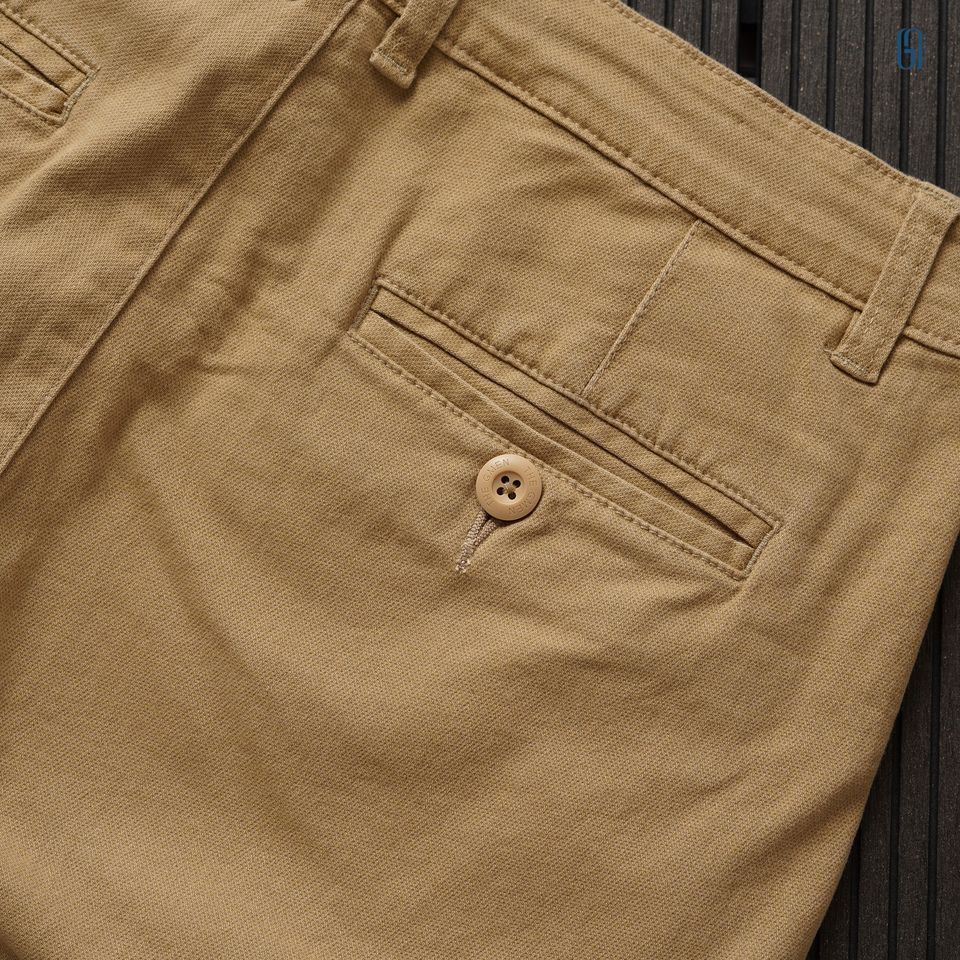 Quần short kaki hạt LIBER SHORT form Smart - THE GMEN ELEGANT EST 2017