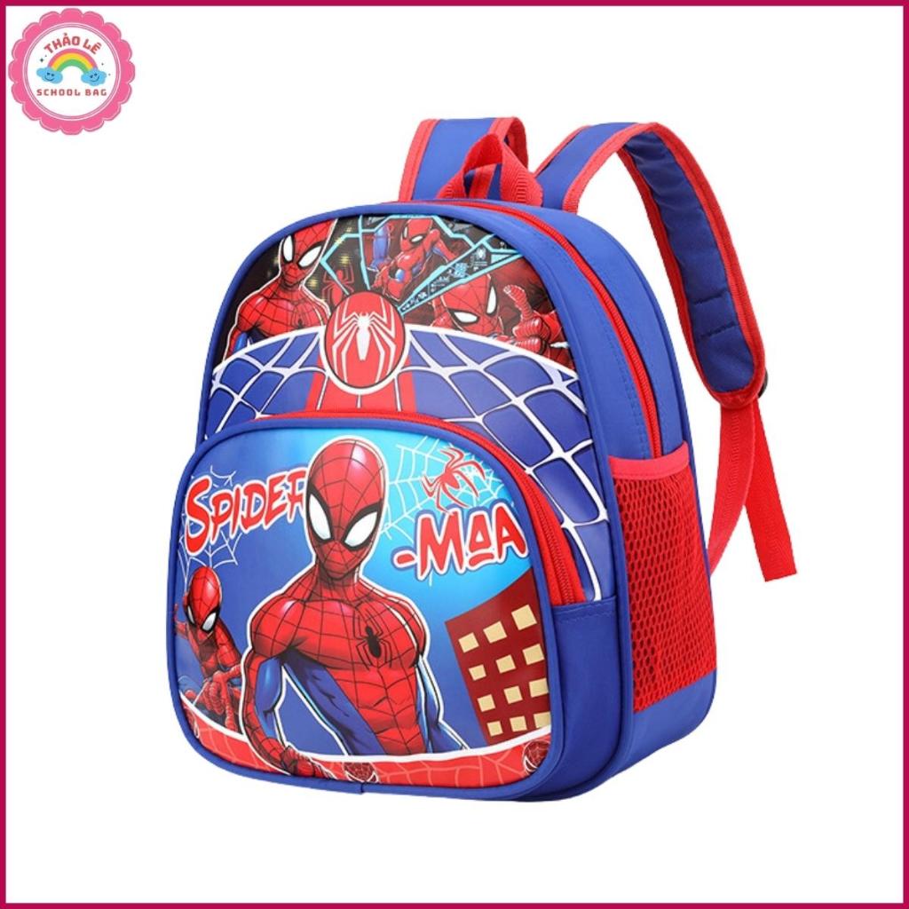 Balo cho bé mẫu giáo , mầm non , cặp trẻ em đi học 1-6 tuổi hình người nhện siêu nhân elsa kitty lol công chúa TL2312