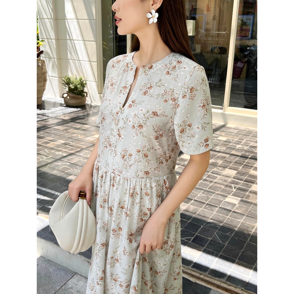 Đầm lụa baby doll Mauve Doll dress