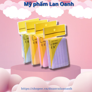 Bông nở rửa mặt bọt biển CHIVEY gói 12 miếng