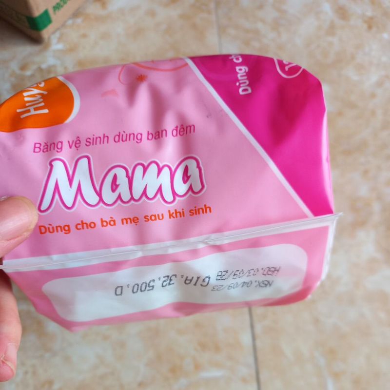 Bỉm/ BVS mama huygon gói 12 miếng