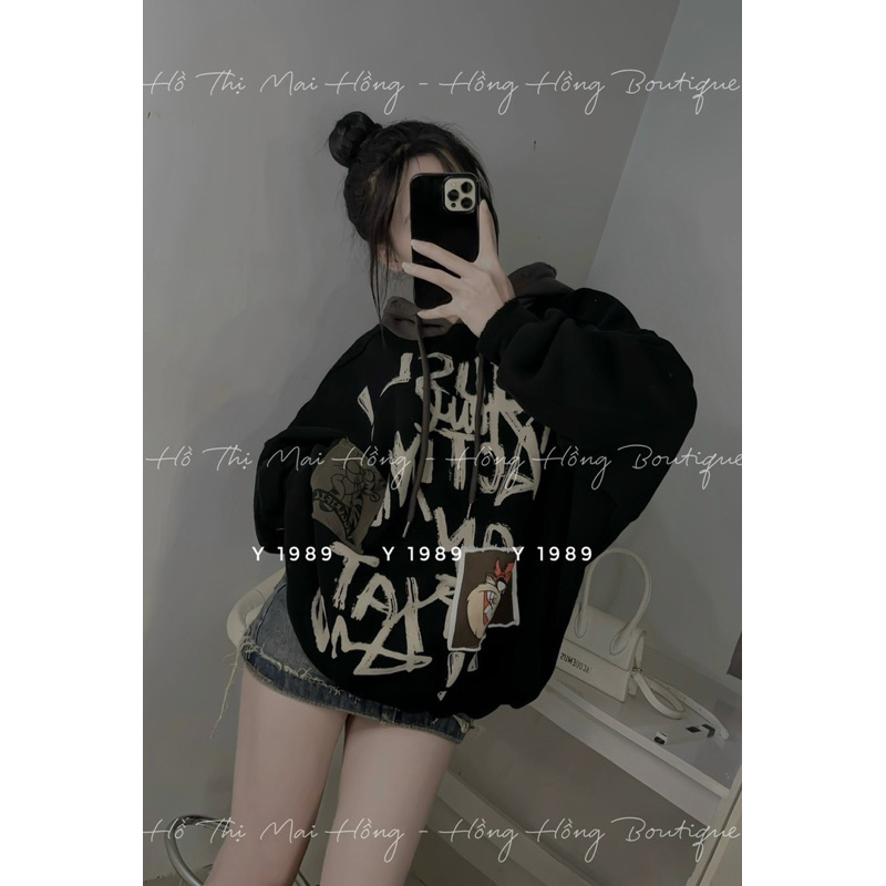 Áo nỉ hoodie hàng QC chuẩn mẫu