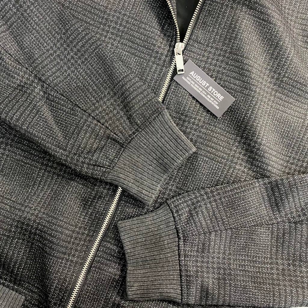 Áo khoác bomber Za.ra kẻ caro