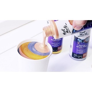Màu acrylic đổ loang, vẽ tranh thủy ẩn mont marte 240ml