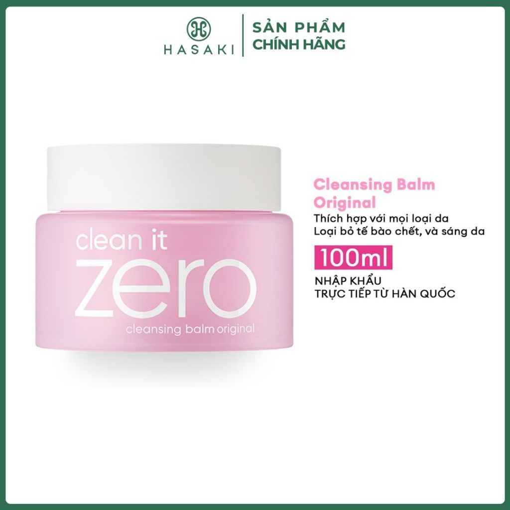 Sáp Tẩy Trang Banila Co Original Cho Mọi Loại Da 100ml Hasaki Sản Phẩm Chính Hãng
