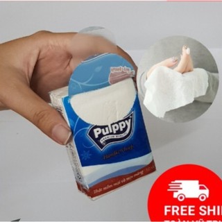 Khăn Giấy Lụa Bỏ Túi Pulppy Compact 1 gói