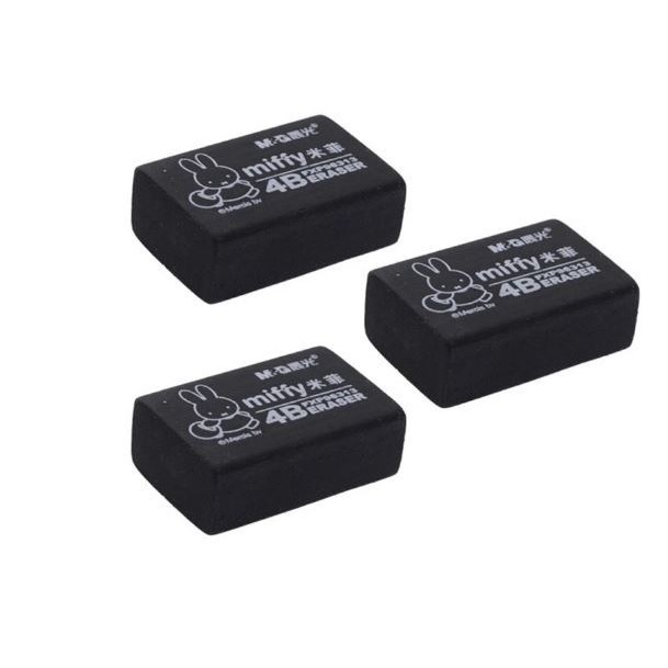 Gôm tẩy bút chì 2B - 4B, xoá sạch sẽ các loại nét bút chì, mềm mại-an toàn.