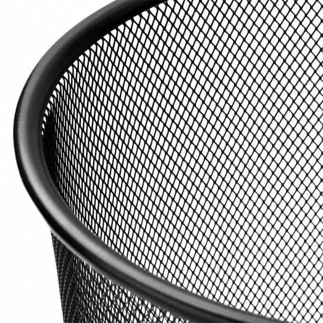 Thùng rác sọt rác văn phòng lưới kim loại cao 27cm