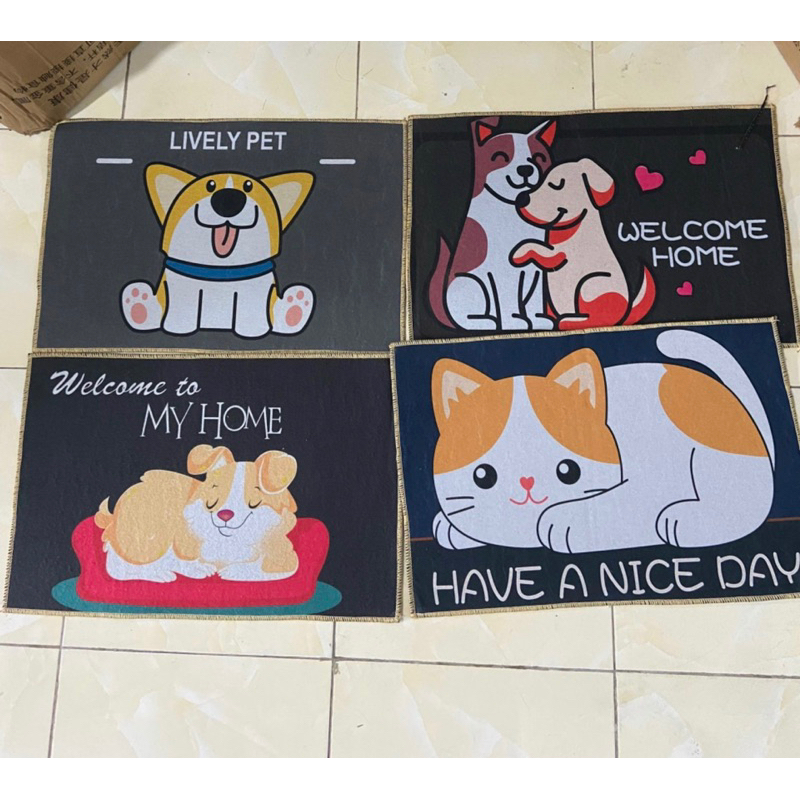 Thảm chân hình thú 3D